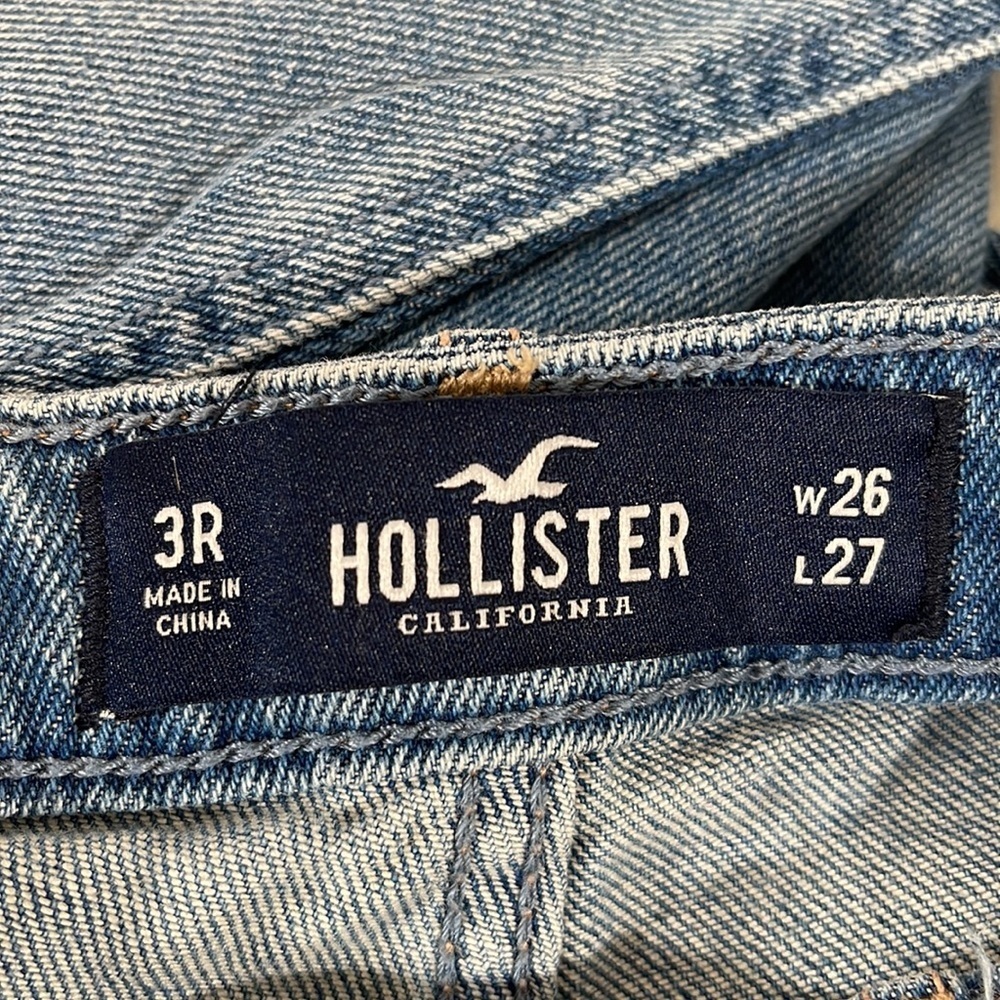 HOLLISTER High-Rise Mom Denim Jean Vintage Stretch Size 3R - Picture 8 of 11
